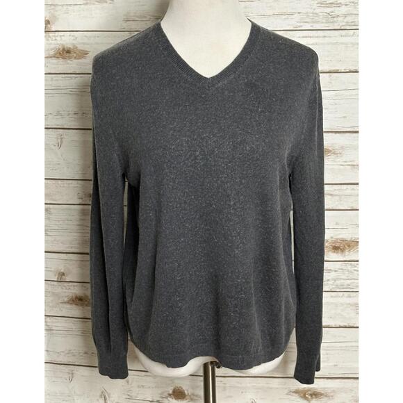 Banana Republic Other - Banana Republic grey silk/cashmere V-neck long sleeve lightweight sweater Medium